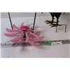 Image 5 : (8) Garden Decor Ornaments & Wind Chimes : Rooster, Peacock, Birds