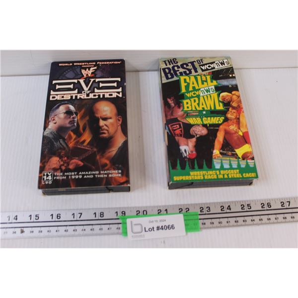 WWF & WCW VHS Movies - 1998 & 2000