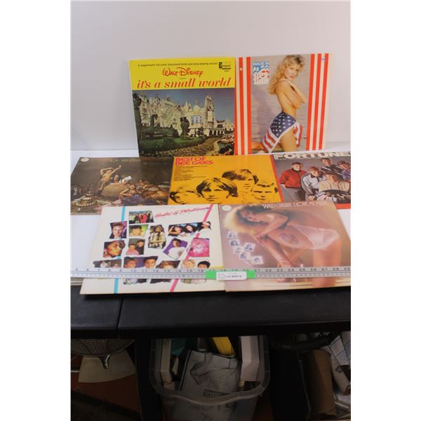 (7) Records: Disney, Bee Gees, The Fortunes, Wild Cherry, La Boionda, Misc.