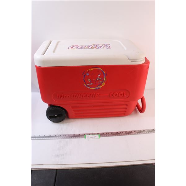 Igloo Coca Cola Wheeled Cooler - 23" x 13" x 16"
