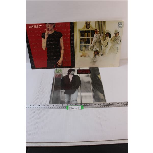(3) Records: Gino Vanelli, Loverboy, Cheap Trick