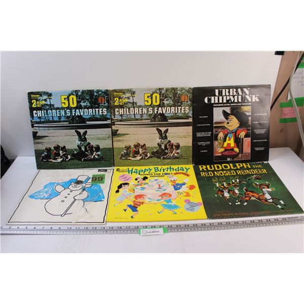 (6) Records: Children's Albums - Various