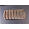 Image 2 : Cast Iron Corn Mold - 12.5" Long