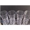 Image 4 : (10) Plastic Glasses, (4) Glass Glasses, Battery Operated Flickering Light (Works)