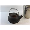 Image 4 : Champagne Bucket and Cast Iron Tea Pot