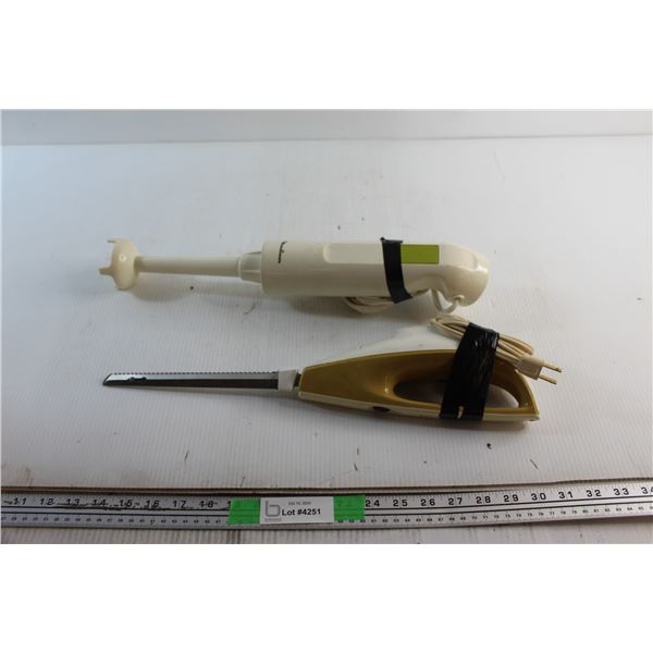 Moulimex Hand Held Blender and Phillips Carving Saw - Tested