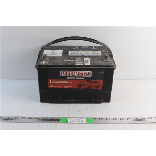 Motomaster Car Battery - As Is