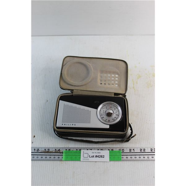 Vintage Philips Transistor Radio - Tested