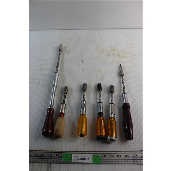 Spiral or Ratchet Multi Bit Screwdrivers