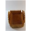 Image 4 : Wine Storage Wooden Box and Clothespin Wagon Decoration