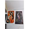 Image 2 : Designer Car Plates, For the Love of Nascar Book and (3) DVD Movies - Marine, Nascar and A Night in 