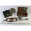 Image 1 : Partial Socket & Driver Set - (2) Clamps - Metal Case w/Drill bits - Pump Bit Driver