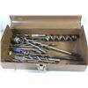 Image 2 : Partial Socket & Driver Set - (2) Clamps - Metal Case w/Drill bits - Pump Bit Driver