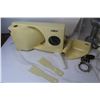 Image 4 : Sears Hostess Center - Salton Food Slicer (both power on - running - as is) - Plastic Container