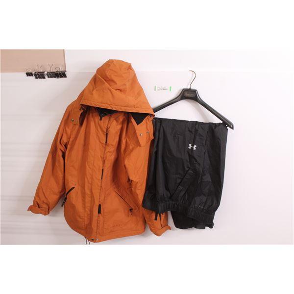 Men's Winter Jacket (Size Lg) - Men's Wind Pants (Size XL)