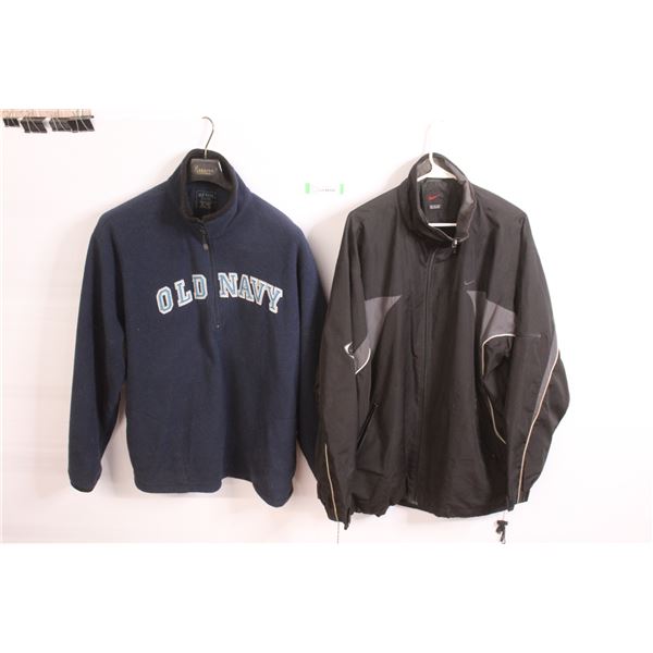 Old Navy Sweatshirt (Size XL) - Nike Fall Jacket (Size XXL)