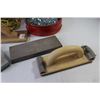 Image 3 : Flooring Nails - Hand Sander - Honing Stone - (3) Paint Rollers - Sanding Sponge - Misc. Items