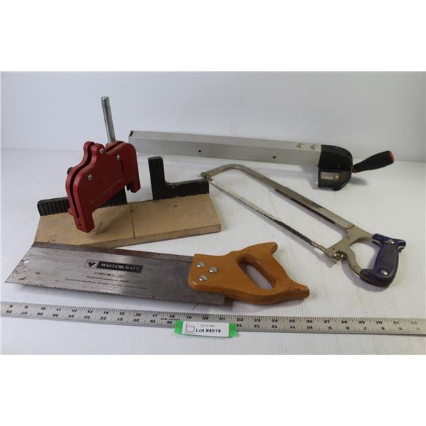 Miter Box w/Saw - Skil Table Saw Fence - Hack Saw
