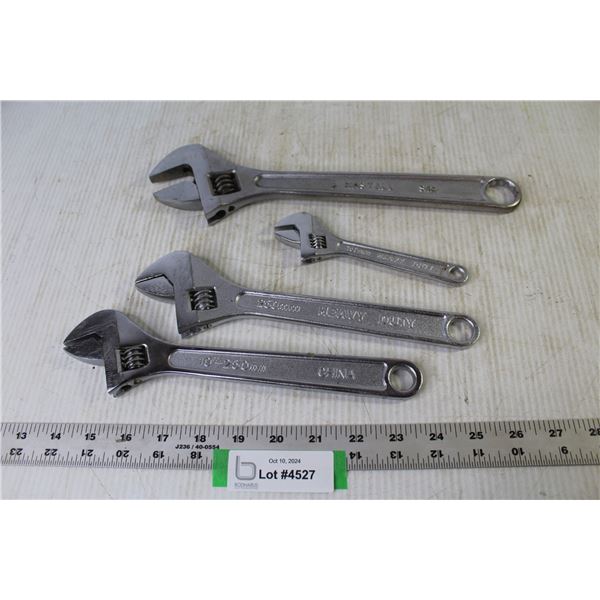(4) Crescent Wrenches (1 is Rastall - 3 no name)
