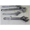 Image 3 : (4) Crescent Wrenches (1 is Rastall - 3 no name)