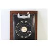 Image 2 : Northern Telecom Rotary Dial Telephone Mounted on Plywood