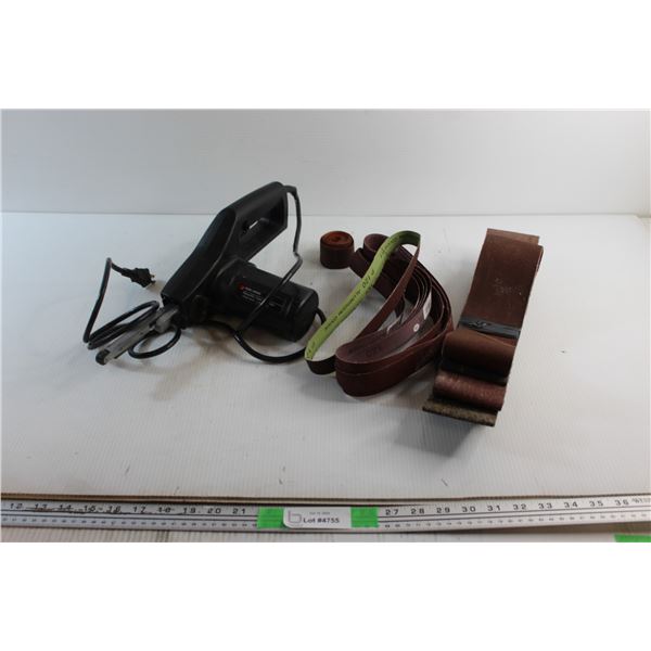 Black & Decker Powerfile - As Is and Sanding Paper Strips
