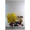 Image 1 : Sanding Disks, Steel Wool, Sand Paper and Crate