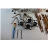 Image 3 : Fondue Sticks, Candle Holders, Tea Pot, Creamer, Nutcrackers and Assorted Items