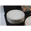 Image 2 : 18 pc Noritake Dish Set - Bowls, Plates & Serving Tray and Wall Decoration