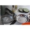 Image 9 : Ice Tray, Thermos, Magnets, Nails, Hand Juicer. Cold Pack and Assorted Items
