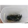 Image 3 : Tub of Assorted Christmas Lights And Decorations - Tested Powers On