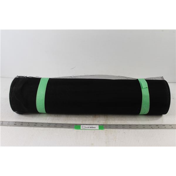 Roll Of Black Aluminum Insect Screen