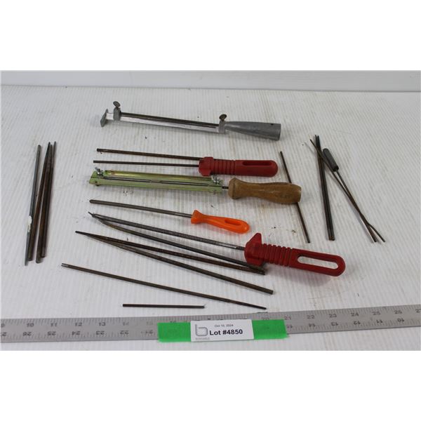 Assorted Chainsaw Files