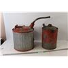 Image 1 : (2) Metal Vintage Gas Cans
