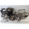 Image 1 : Oval Pan w/Handles - Assorted Strainers & Lids - COOP Plastic Basket - Wire Rinse Basket