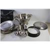Image 7 : Oval Pan w/Handles - Assorted Strainers & Lids - COOP Plastic Basket - Wire Rinse Basket