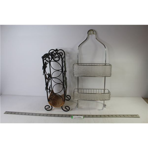 Shower Basket - Wine Bottle Holder