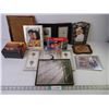 Image 1 : (8) Assorted Size Picture Frames, CD Collection, Great Escape (VHS) and Picture