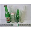Image 1 : (4) Vintage Soft Drink Bottles - Pepsi, 7UP, Canada Dry