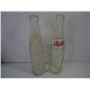 Image 3 : (4) Vintage Soft Drink Bottles - Pepsi, 7UP, Canada Dry