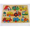 Image 3 : (2) Vintage Wooden Peg Puzzles-Complete