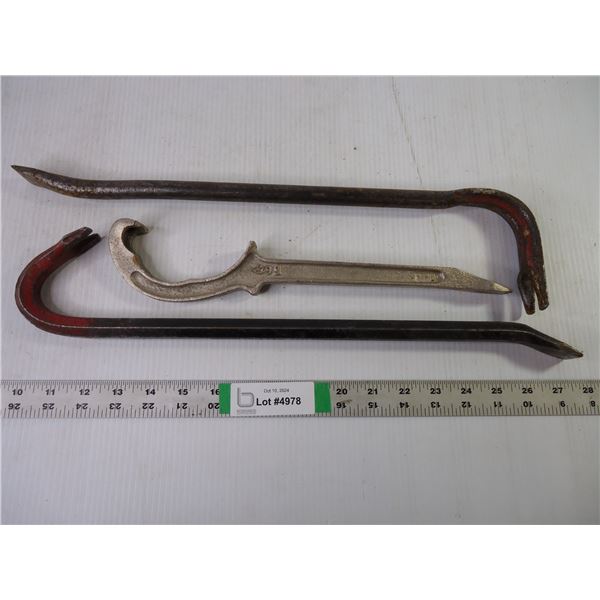 (3) Pry Bars