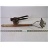 Image 1 : Vintage Metal Potato Ricer Press and Vintage Industrial Potato Masher