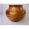 Image 2 : Saskatchewan Made Wooden Rose Bowl and Glass Shade