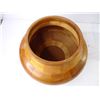 Image 3 : Saskatchewan Made Wooden Rose Bowl and Glass Shade