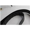 Image 9 : Motorcycle Leather Bag and (2) Faux Leather Belts