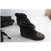 Image 5 : Ladies Winter Boots - Size 11'' and (3) Purses