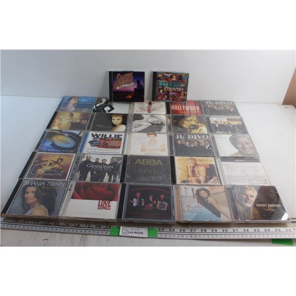 (26) Audio Disks - Shania Twain, Celine Dion and Classic Country
