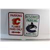 Image 1 : Calgary Flames & Vancouver Canucks Fans Only Parking Signs