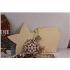 Image 5 : Christmas Lot: Christmas Wood Signs & Decor, Gift Bag
